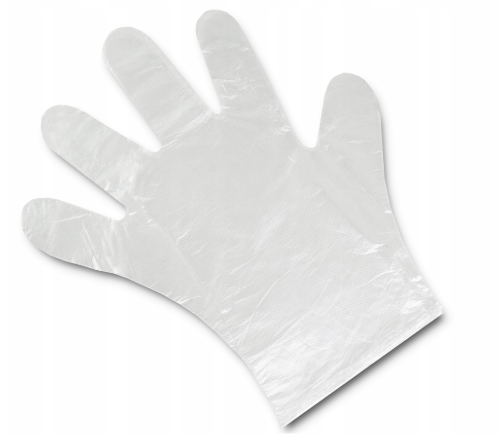 Rękawice foliowe  L do zawieszenia 100 sztuk