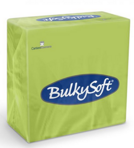 BulkySoft 32247 serwetka 33x33 kiwi, 2 warstwy 100szt