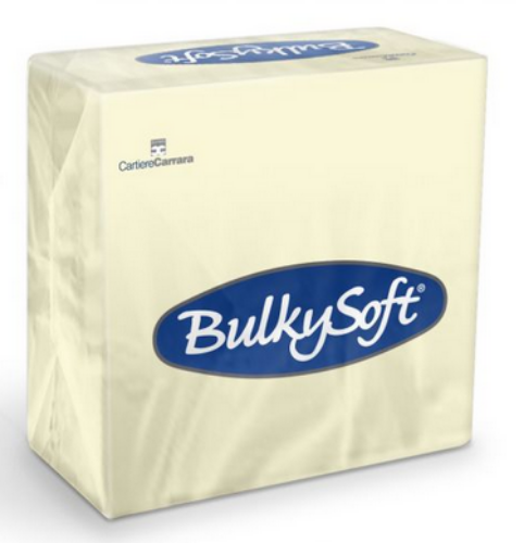 BulkySoft 32160 serwetka 33x33 kremowa, 2 warstwy 100szt