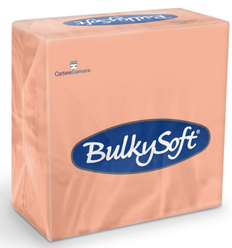  BulkySoft 32061 serwetka 33x33 łososiowa, 2 warstwy 100szt