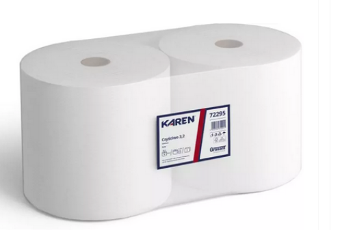 Czyściwo KAREN 72295 celuloza 310mb, 2 warstwy - 2 rolki