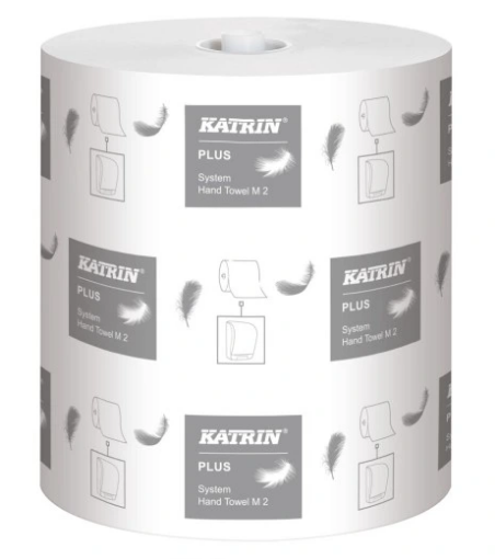 Obrazek KATRIN 460058 ręcznik papierowy 100mb biały, 2 warstwy