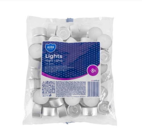 Podgrzewacz Bispol Night 8h 50 sztuk