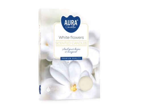 Podgrzewacz zapachowy BIAŁE KWIATY 6 sztuk