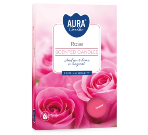 Podgrzewacz zapachowy RÓŻA 6 sztuk