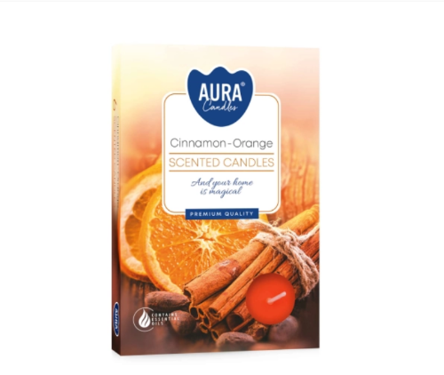 Podgrzewacz zapachowy CYNAMON- POMARAŃCZA 6 sztuk