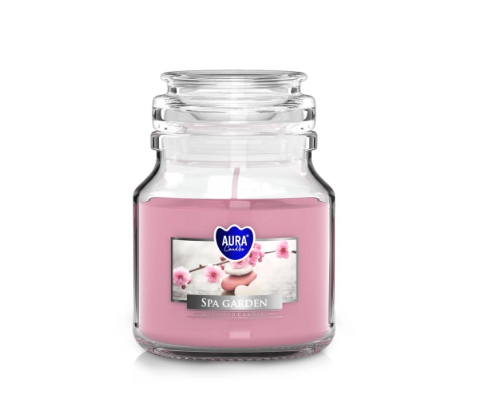 Świeca zapachowa w słoju OGRÓD SPA 120g