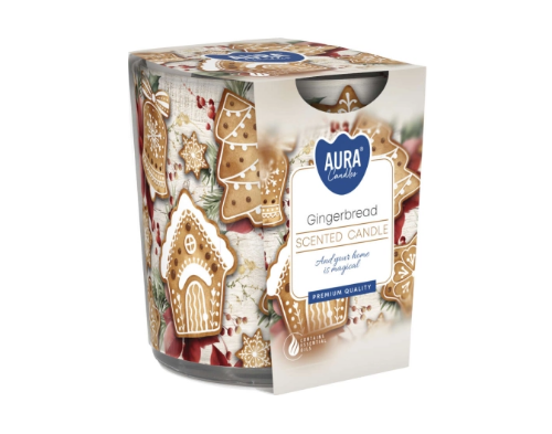 Świeca zapachowa w szkle folia PIERNICZKI