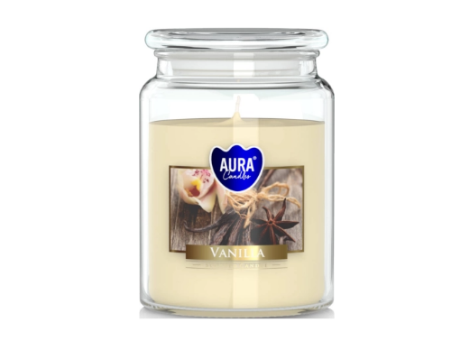 Świeca zapachowa w słoju WANILIA 500g