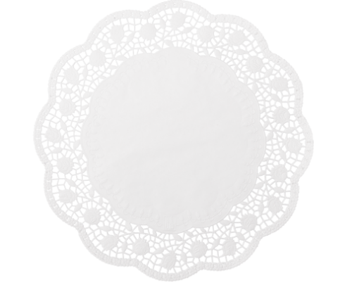 Serwetka pod ciasto *9 biała 100 szt.