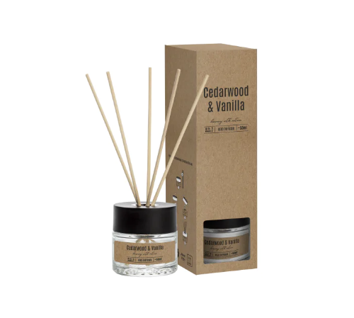 Dyfuzor zapachowy 50ml Drzewo cedrowe i wanilia