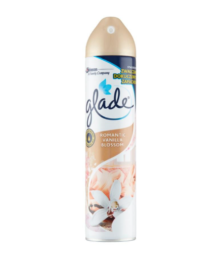 Obrazek Odświeżacz GLADE aerozol 300ml WANILIA BLOSSOM