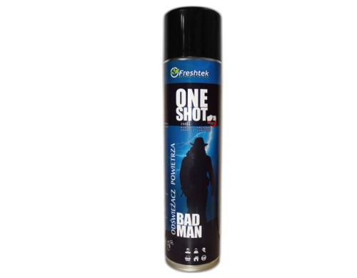 Odświeżacz Freshtek ONE SHOT 600ml BAD MAN