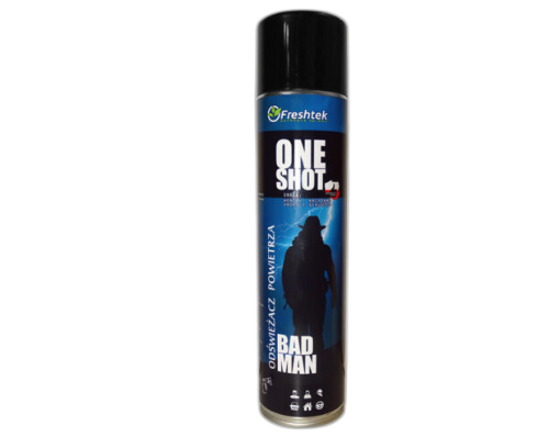 Obrazek Odświeżacz Freshtek ONE SHOT 600ml BAD MAN