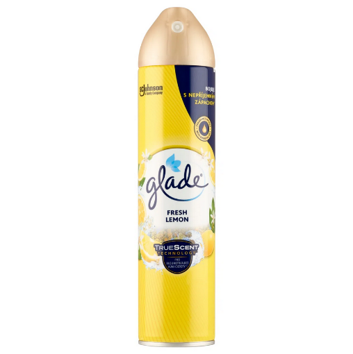 Obrazek Odświeżacz GLADE aerozol 300ml FRESH LEMON