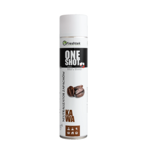 Odświeżacz Freshtek ONE SHOT 600ml KAWA