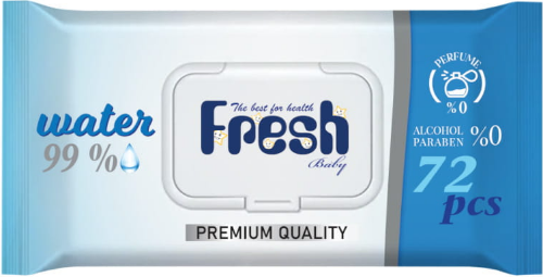 Chusteczki nawilżane Fresh Baby 72szt.