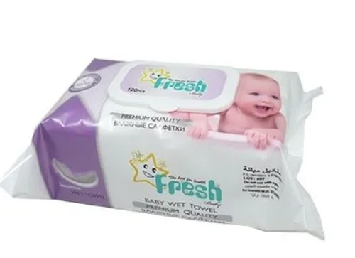 Chusteczki nawilżane Fresh Baby 120szt.