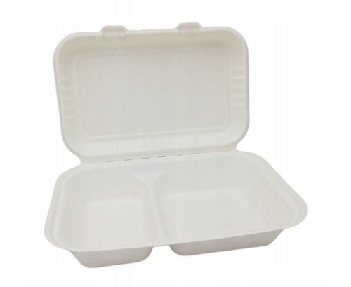 Pojemnik obiadowy 2-dzielny trzcina cukrowa 125szt. 1559095