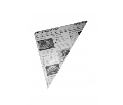 Rożek koperta powlekana "GAZETA" 22x22cm 200szt.