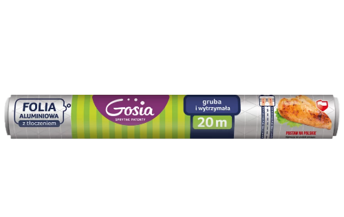Folia aluminiowa 20mb z tłoczeniem GOSIA 6290