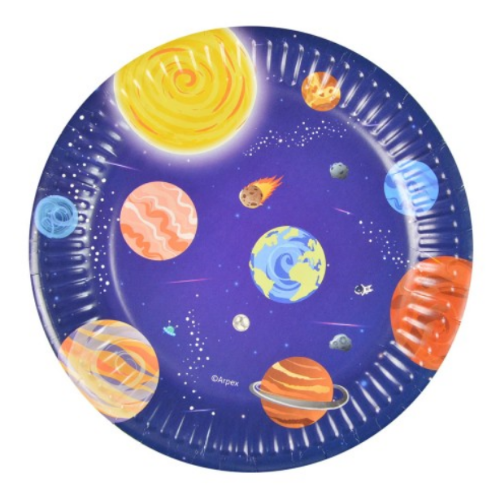 Talerz papierowy *18 GALAXY 8szt.