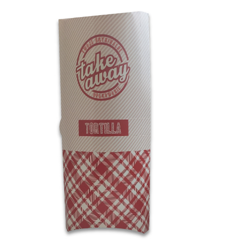 Karton WRAP/ TORTILLA średnia 50szt.