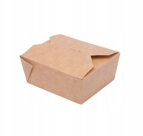 Lunch box 750ml brązowy 50szt. 
