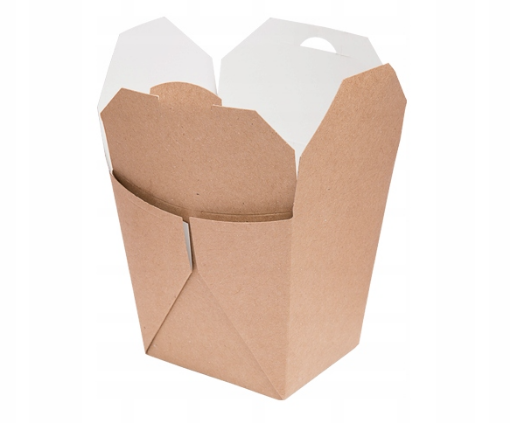 Obrazek Take Out Box zamykany brązowy 700ml 50szt. 5909