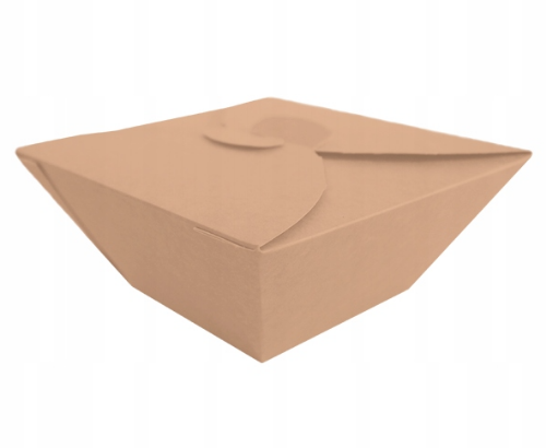 Pojemnik Salad Box 1000ml zamykany brąz 50szt. 6029