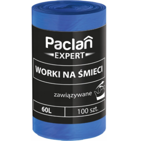 Worki na śmieci 60L Multi Expert zawiązywane 100szt