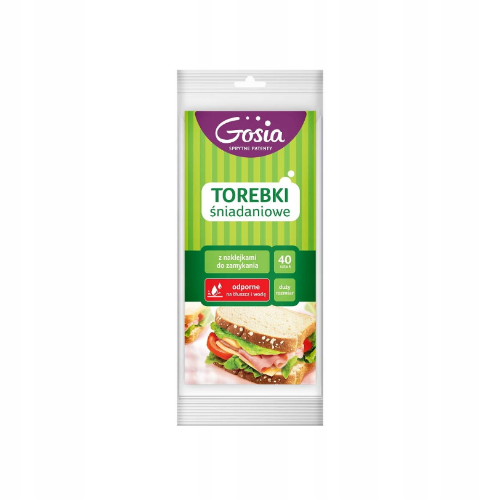 Torebki śniadaniowe GOSIA 40szt. 2223