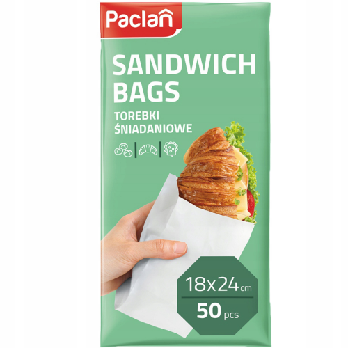 Torebki śniadaniowe PACLAN 50szt. 136002