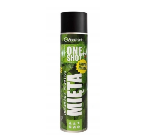 Odświeżacz Freshtek ONE SHOT 600ml MIĘTA 