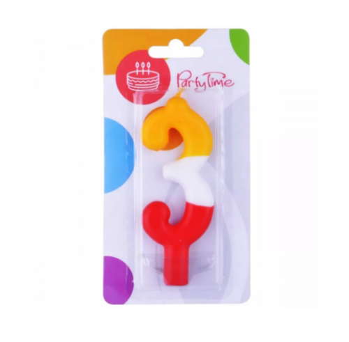 Świeczka urodzinowa "3" DS9905-3