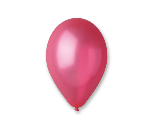 Balony metaliczne czerwone 10cali 26cm 100szt GM90