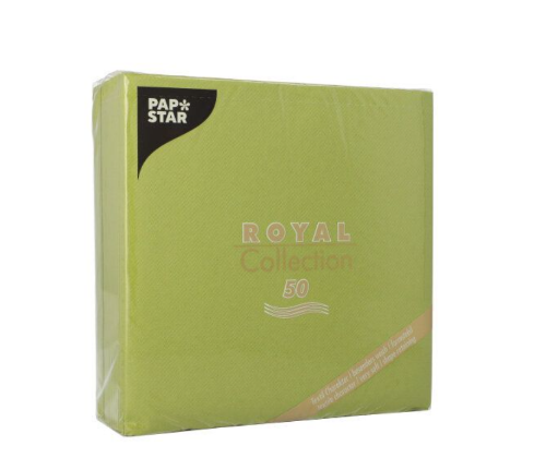 Serwetki ROYAL 1/4 40x40cm oliwka 50szt. 81749
