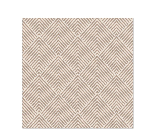 Serwetki ROYAL 1/4 40x40cm brązowe Elegance 50szt. 86498