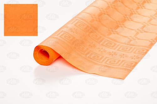 Obrus DAMAS 1,20mx6mb pomarańczowy