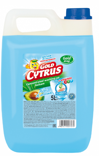 Płyn balsam do mycia naczyń 5L awokado i witaminy