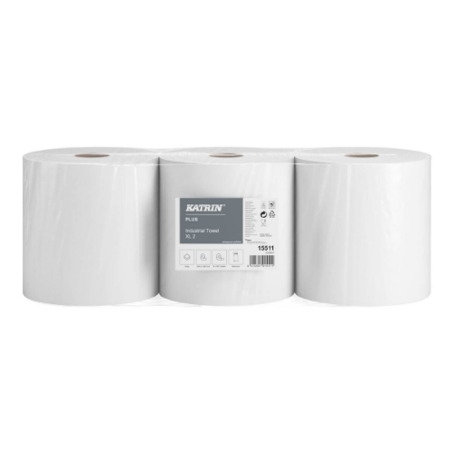 Czyściwo KATRIN Plus 15511 biały 2 warstwy, 234mb 
