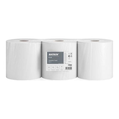 Czyściwo KATRIN 3402S biały 189mb, biały, 2 warstwy