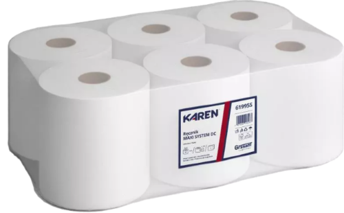 Papier toal KAREN System celuloza 2w biały 220mb 