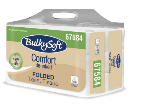 Papier toaletowy w składce BulkySoft EKO celuloza 2w 6000 listków