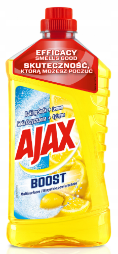 Płyn uniwersalny AJAX 1L Boost Soda Cytryna 