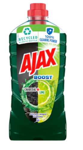 Płyn uniwersalny AJAX 1L Aktywny węgiel i limonka