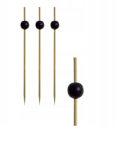 Patyczki szpilki Black Pearl 12,5cm 250szt 11300