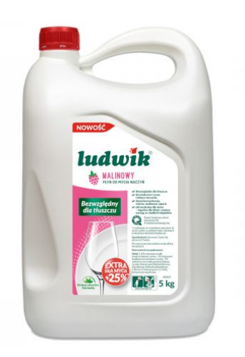 Płyn do naczyń LUDWIK 5kg malina 