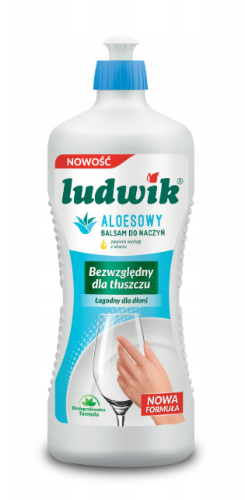 Płyn do naczyń LUDWIK 900g balsam aloesowy