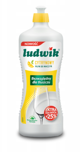 Płyn do naczyń LUDWIK 900g cytrynowy